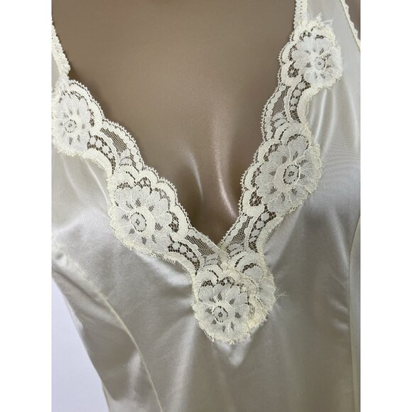 Vintage Vassarette Women's 36 Yellow Nylon Romper Teddy Lingerie - Picture 4 of 11